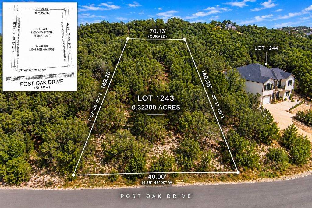 21004 Post Oak Drive, Lago Vista