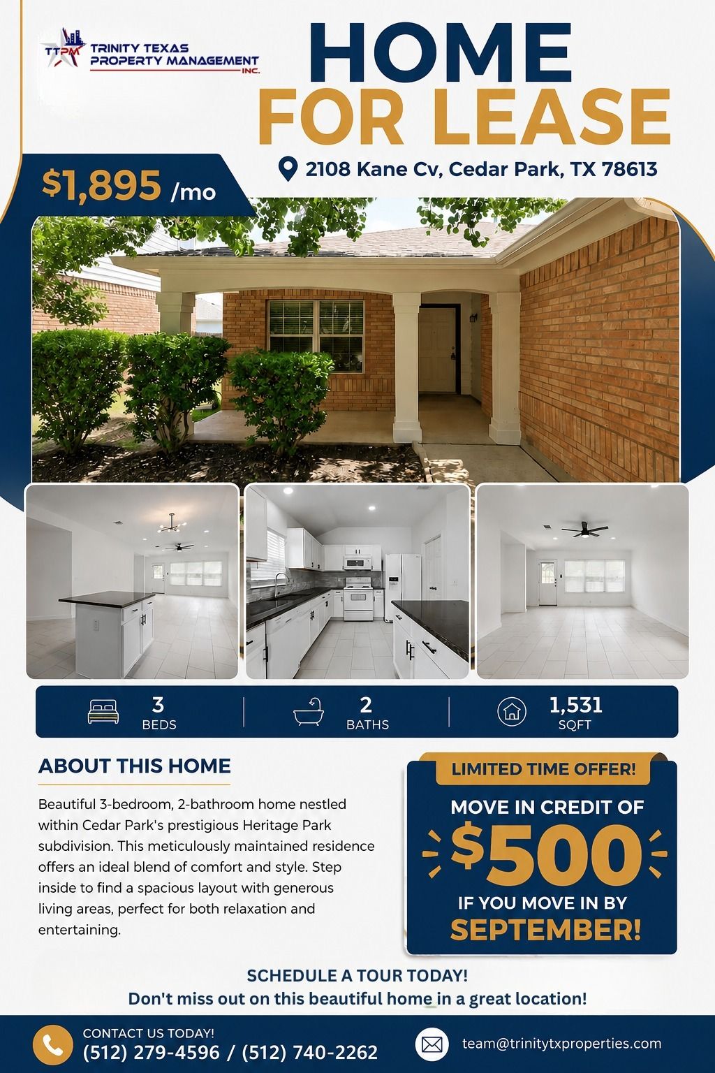 2108 Kane Cove, Cedar Park