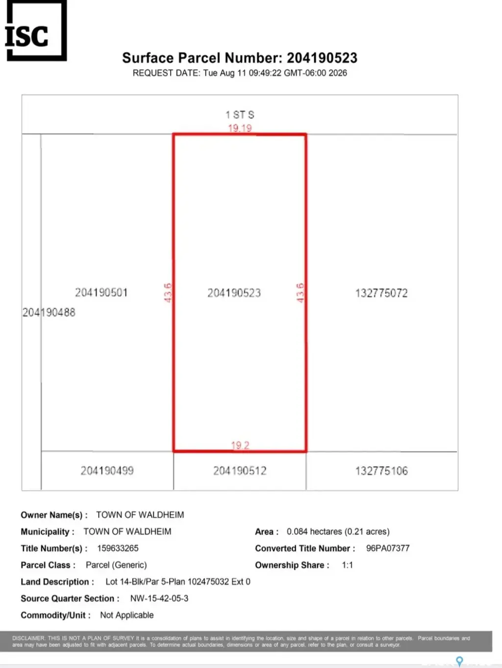 106 1st Avenue, Waldheim