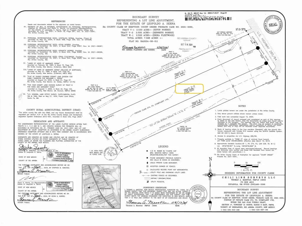 Tbd Us Highway 84/285 # Tract V-2, Hernandez
