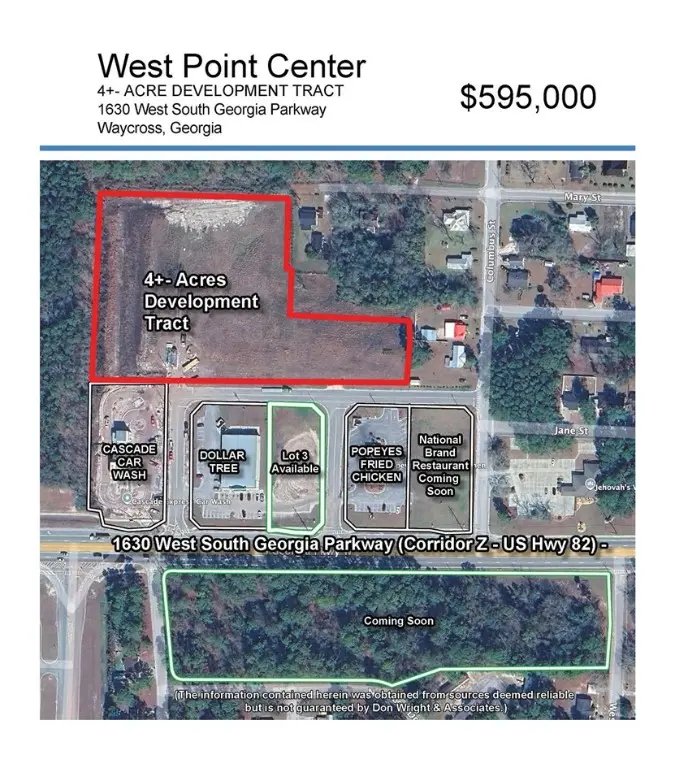 1630 W. South Georgia Parkway, Waycross