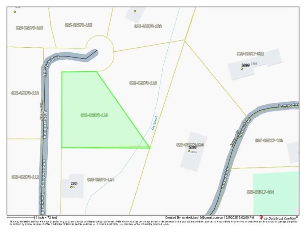 Raquet Run, Harrison