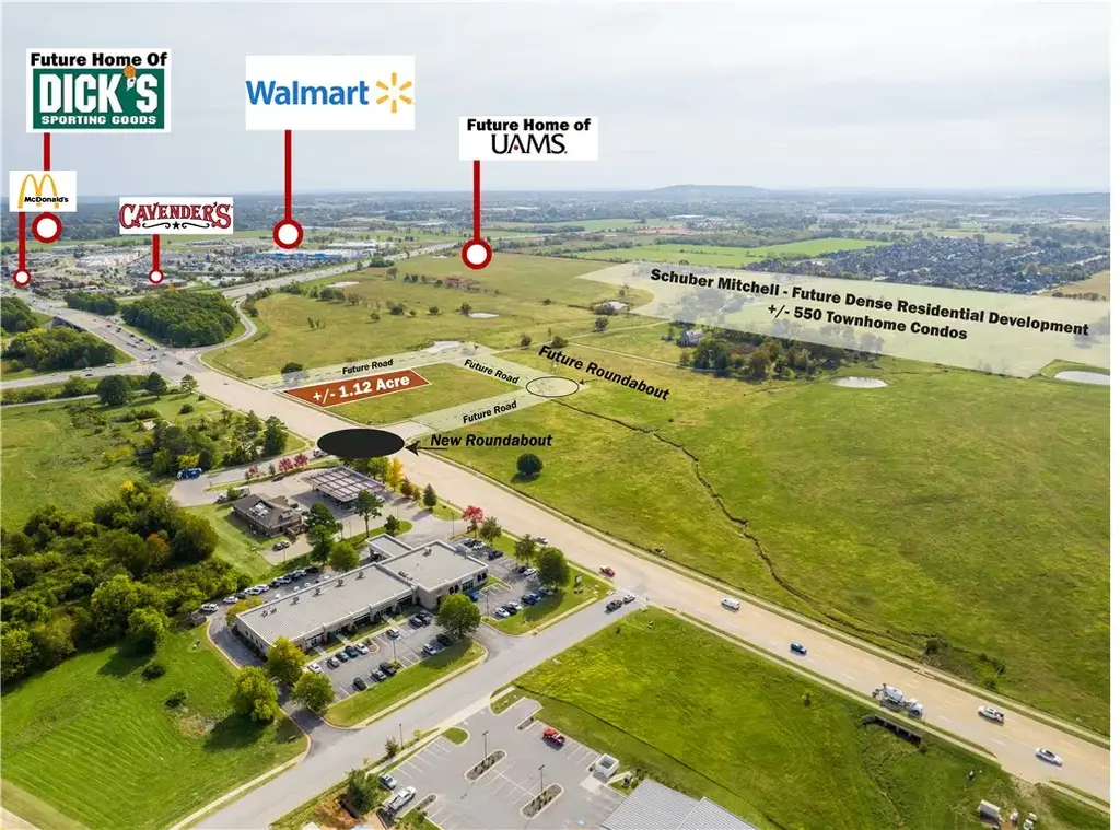 1.12 Ac W Pleasant Grove Road Lot 2, Rogers