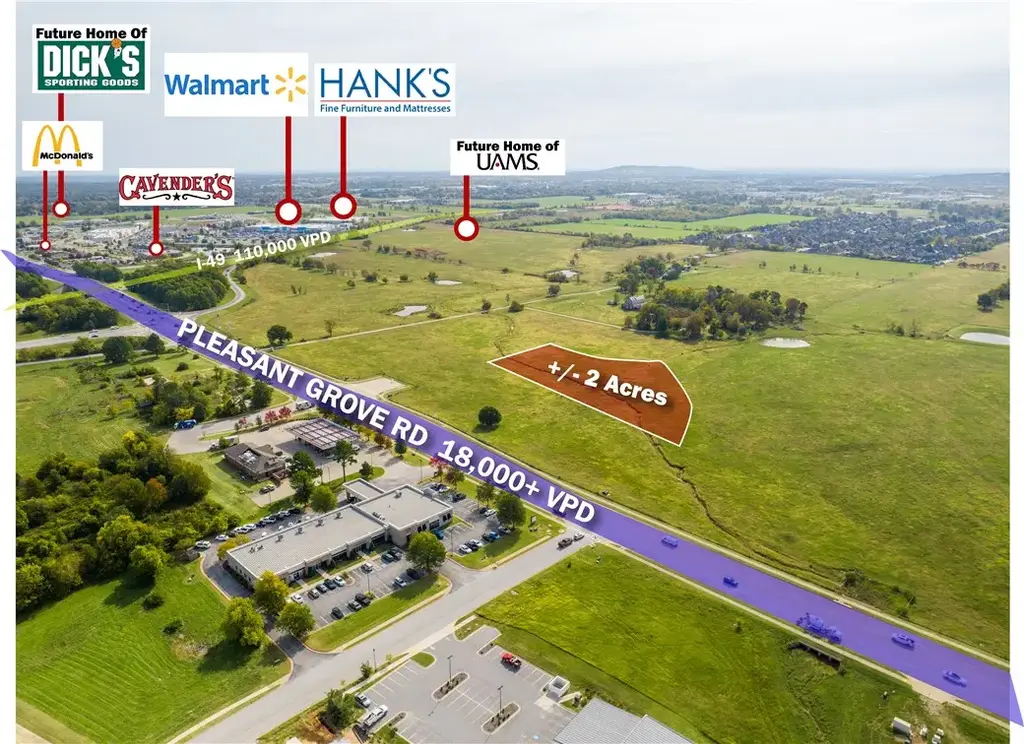 2 Ac W Pleasant Grove Road Lot 7, Rogers