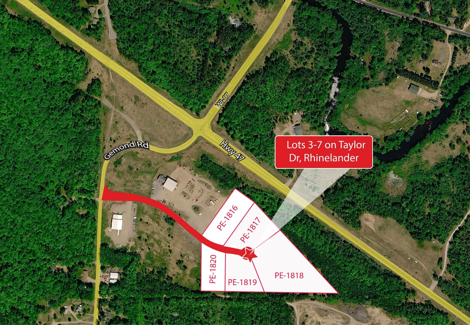 Lots 3-7 Taylor Dr, Rhinelander