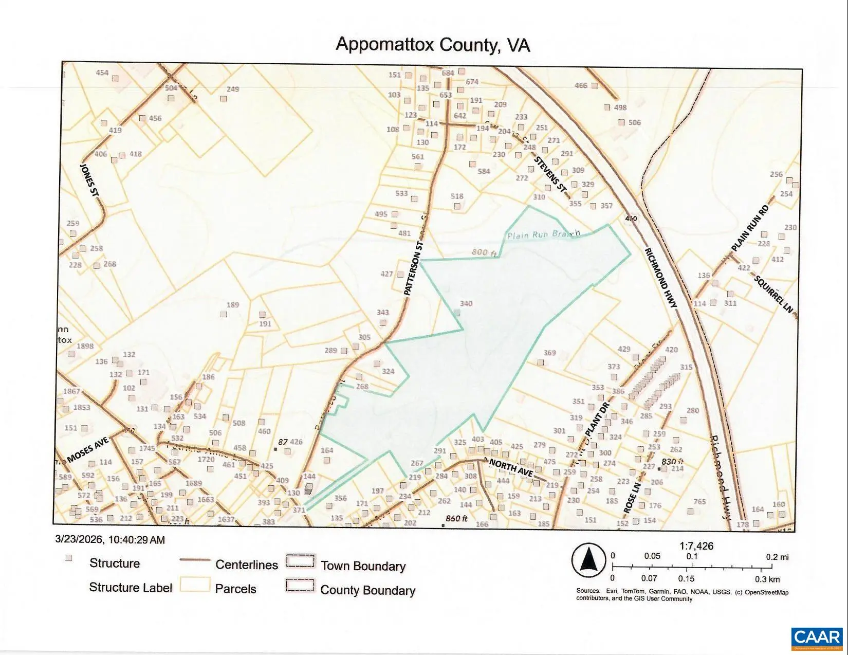 Patterson St, Appomattox