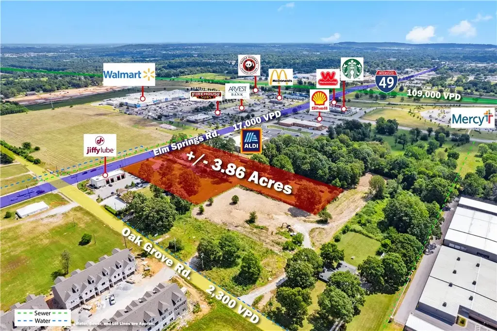 Elm Springs Road 3.86ac, Springdale