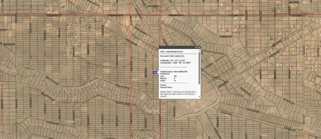 20th (u4 B4 L28) Street Sw 4, Rio Rancho
