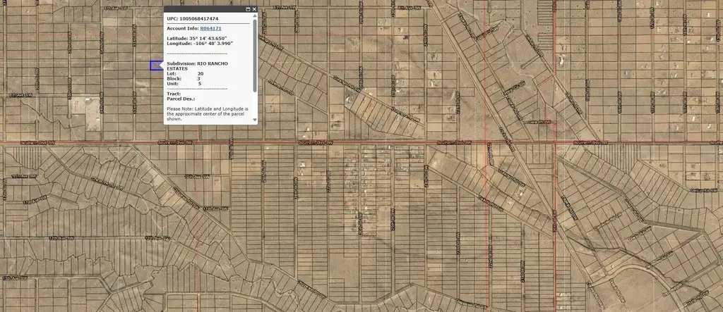 32nd (u5 B3 L20) Street Sw 5, Rio Rancho