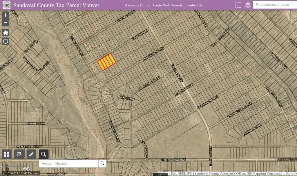5 Lots Tivoli (u23 B150 L3,4,5,6,7) Road Nw, Rio Rancho
