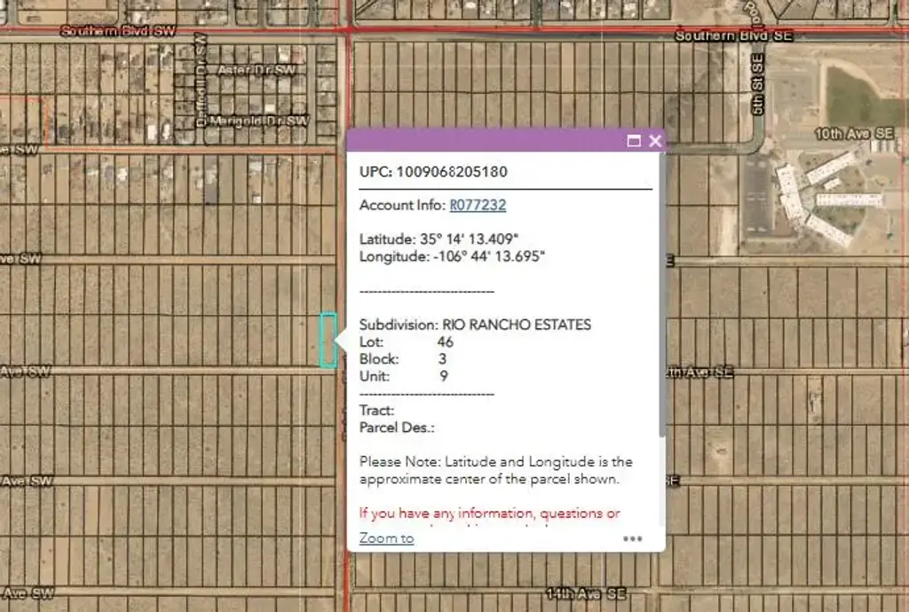 Rio Rancho Est U9 B3 L46, Rio Rancho