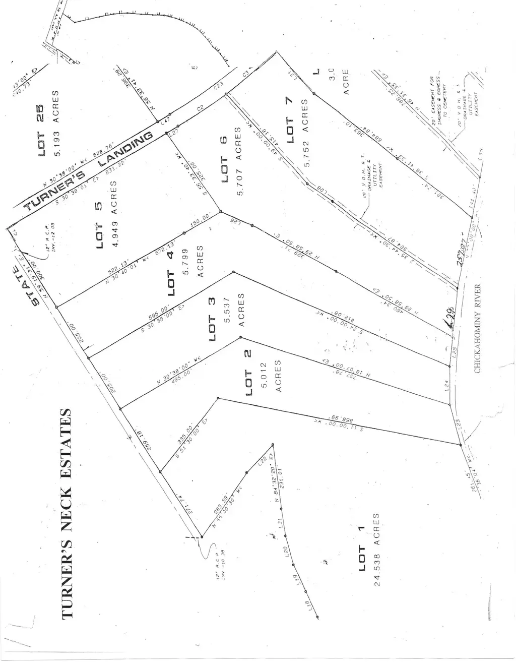 Turners Landing Road, Lanexa