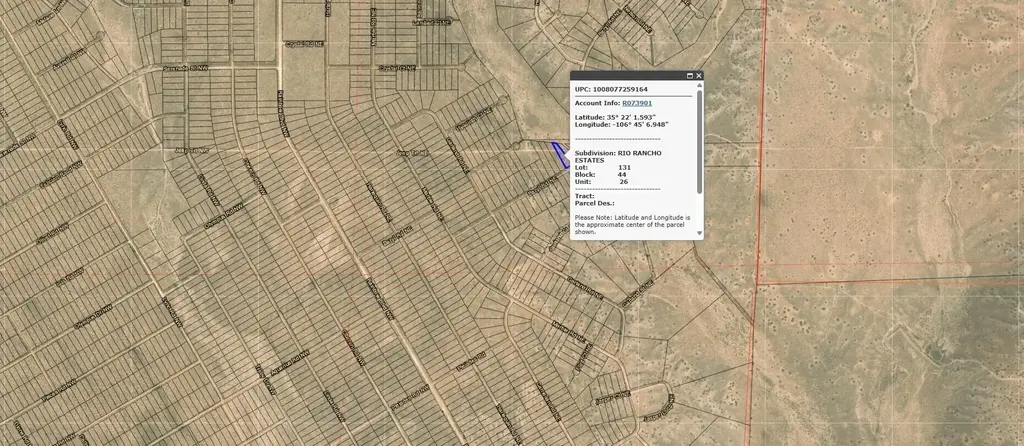 Beryl U26 B44 L131 Road Ne 26, Rio Rancho