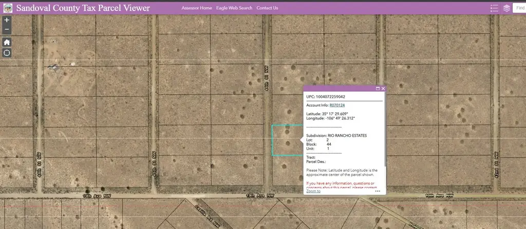 2 Lots 44th (u:1 B:44 L:2 & 7) Street Nw, Rio Rancho