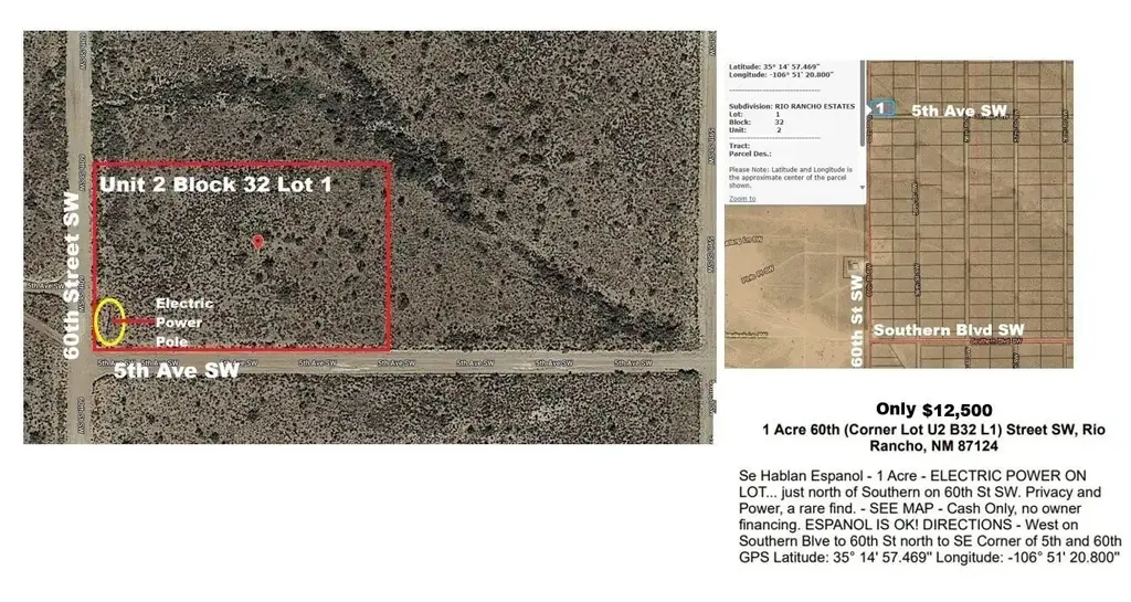 Ne Corner 5th Ave & 60th St Sw, Rio Rancho