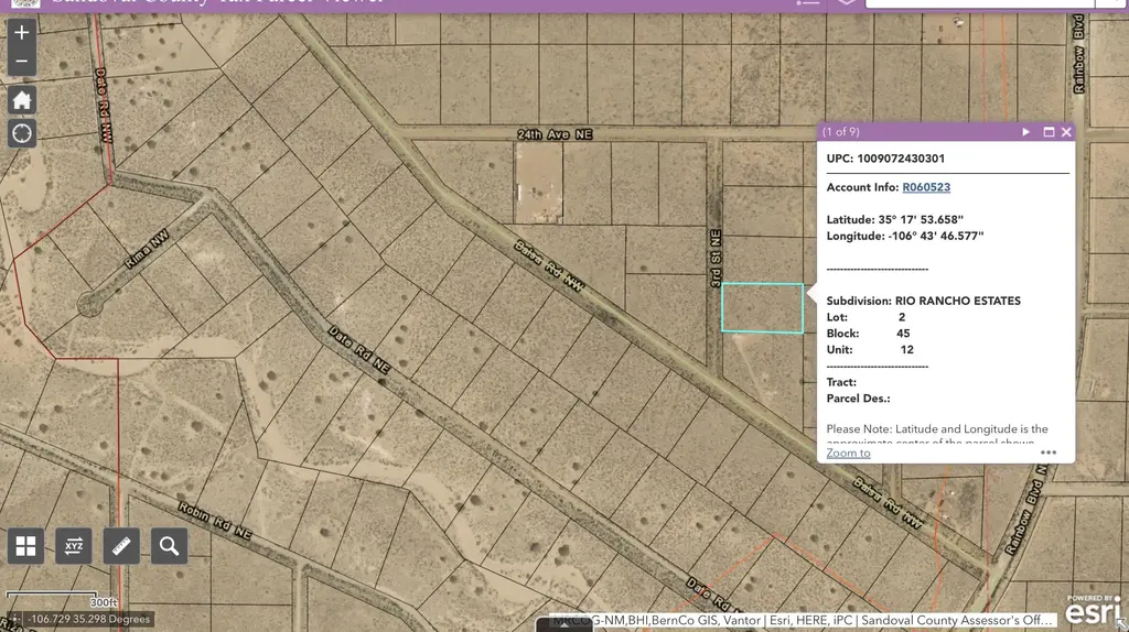 Sub Rio Rancho Estates Lot 2, Rio Rancho