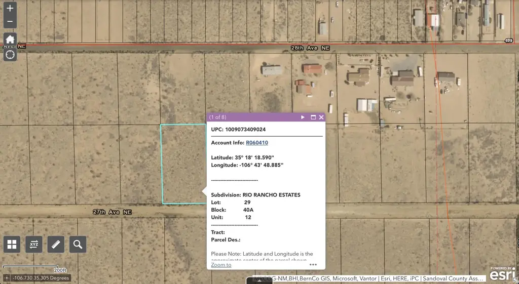 Sub Rio Rancho Estates Lot 29, Rio Rancho