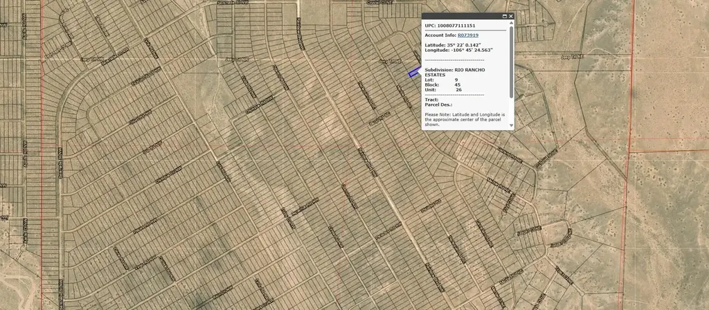 Garland U26 B45 L9 Road Ne 9, Rio Rancho