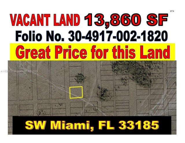 1 of 1 - Land South Of Sw 157 Avenue Homestead, Miami, FL