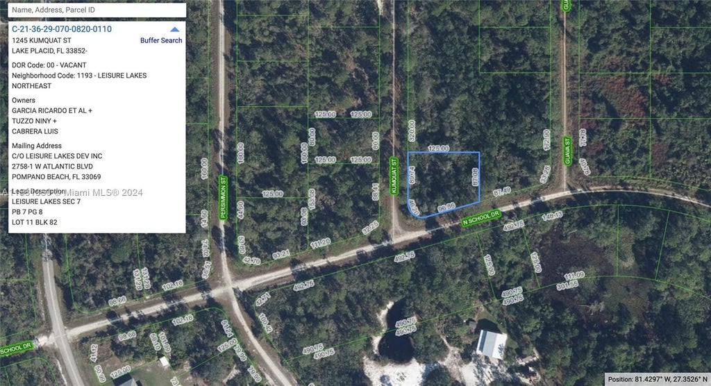 1245 Kumquat St, Lake Placid