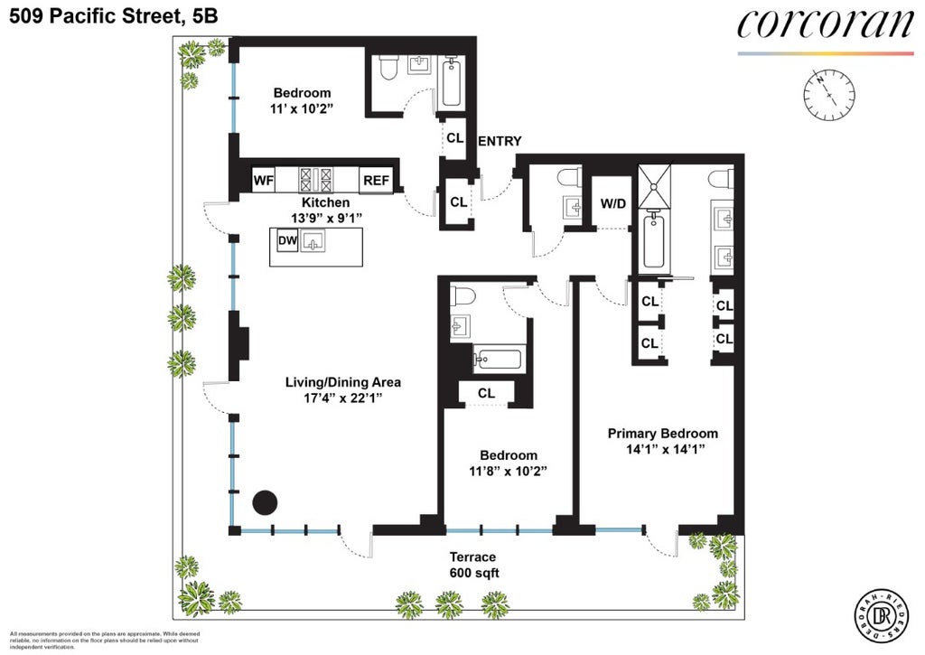 1 of 2 - 509 Pacific St. 5b, Boerum Hill, NY