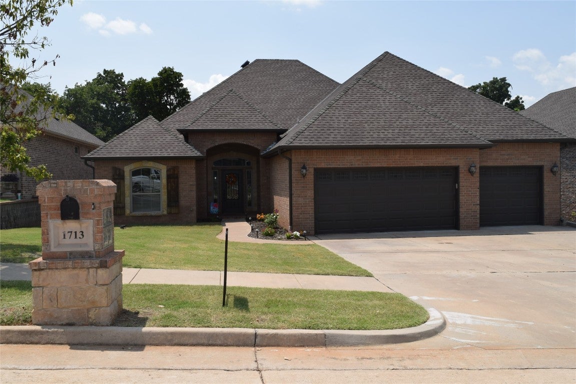 Homes for Sale located at 1713 Rain Tree Lane, in the city of Midwest City, OK 73130