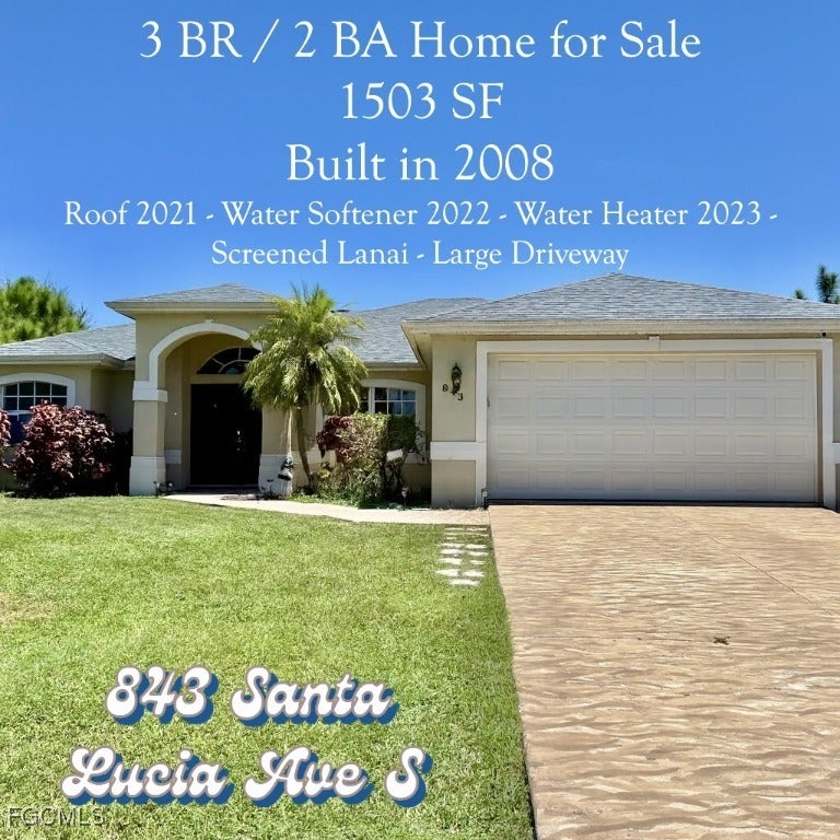 843 Santa Lucia Ave S, Lehigh Acres