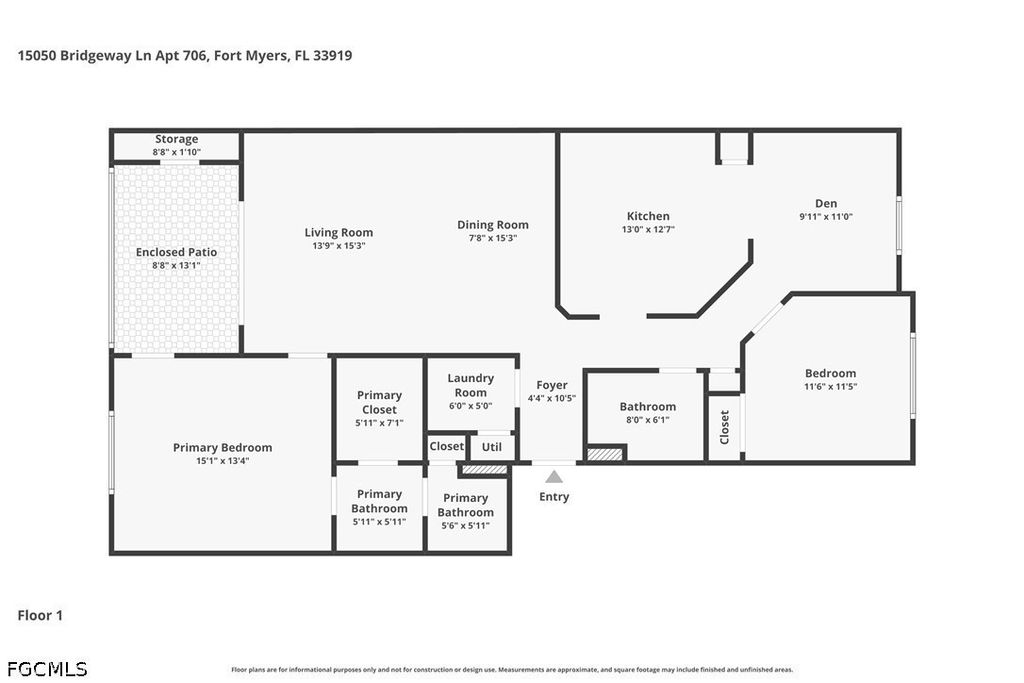 15050 Bridgeway Ln 706, Fort Myers