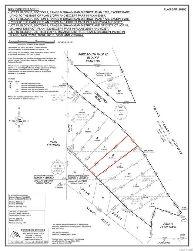 2 of 5 - Lot 6 Lodgepole Rd, Mill Bay, BC