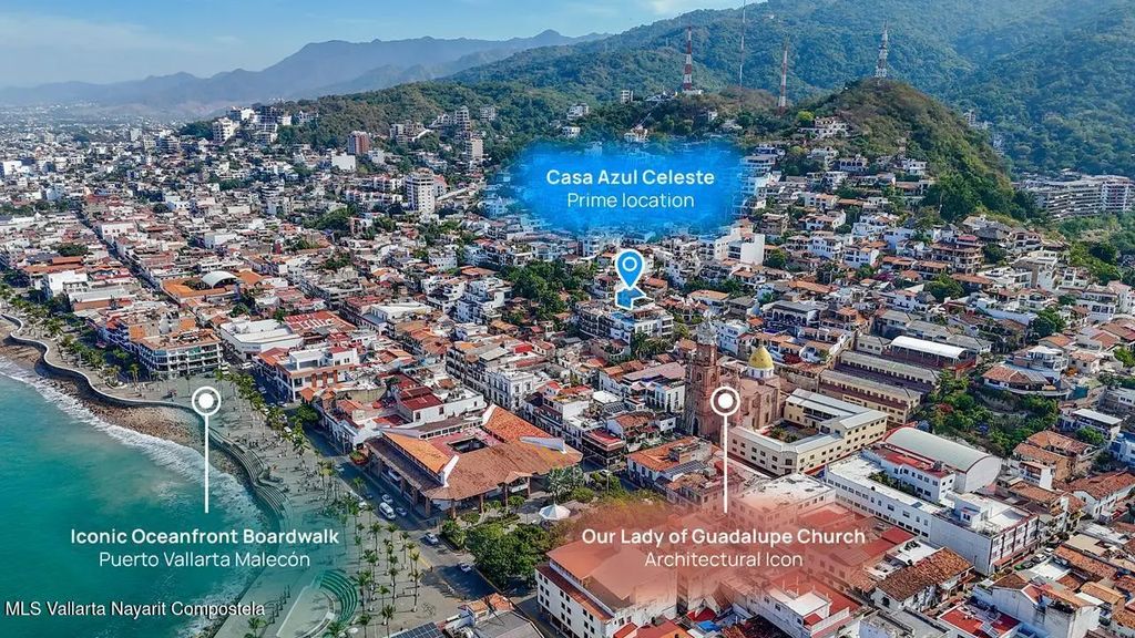 436 C. Matamoros Casa Azul Celeste, Puerto Vallarta