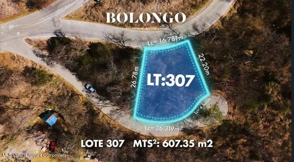 307 Paseo Del Colibri Bolongo Lote 307, Riviera Nayarit