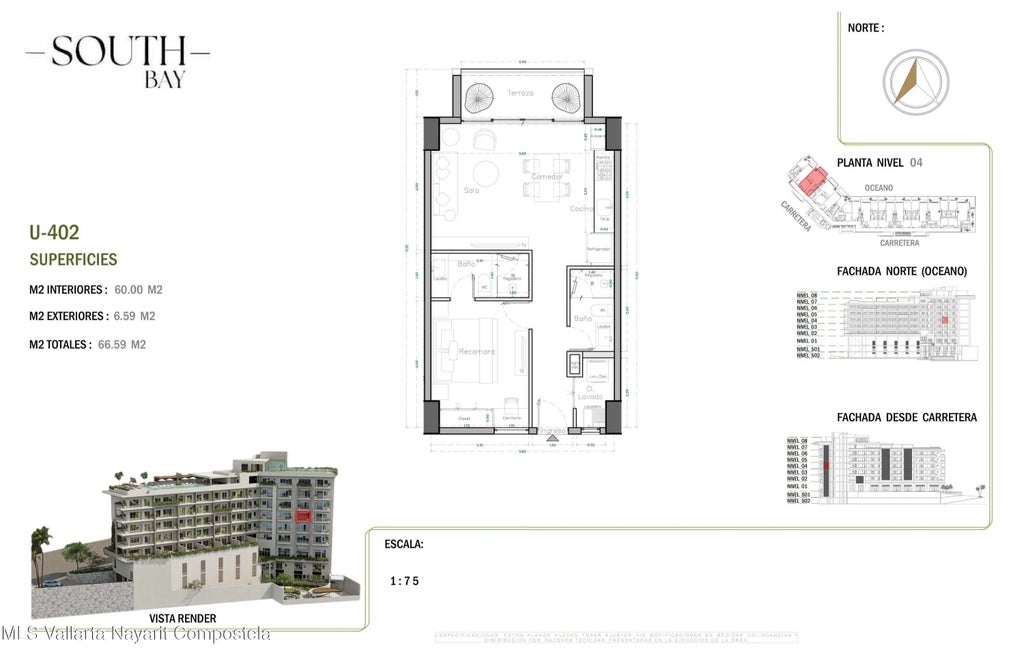 512 Carretera Barra De Navidad 402 South Bay 402, Puerto Vallarta