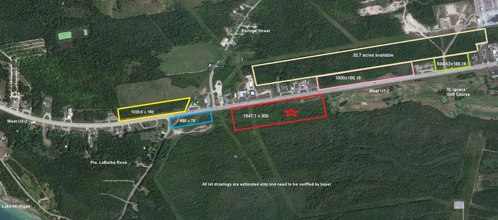 W Us-2 12.72 Acres, St. Ignace