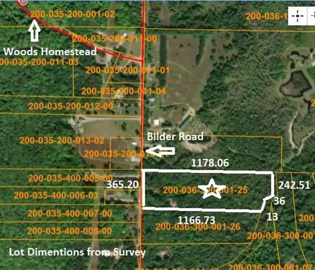 11449 Bilder Road 10 Acres, Wolverine